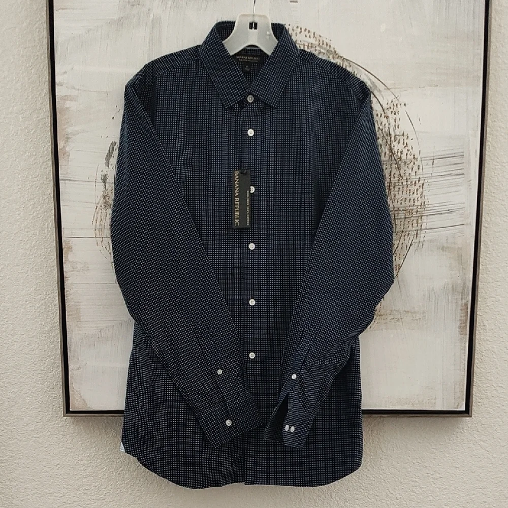 New Banana Republic Classic Blue Shirt Size M